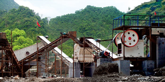 Stationary crushing plant 50-100 t/h, 100-150 t/h, 150-200 t/h, 200-300 t/h, 300-400 t/h