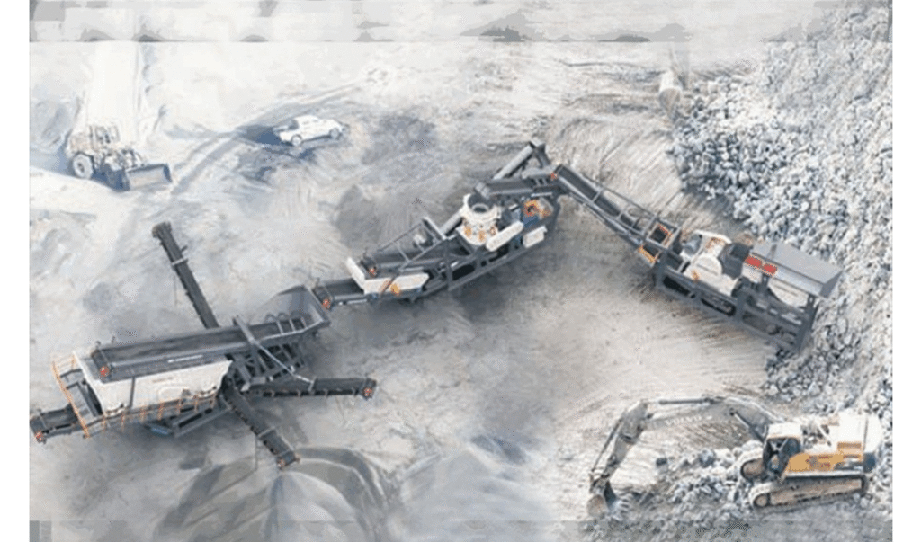 Crawler Mobile Crusher Plant for sand gravel crushing plant
