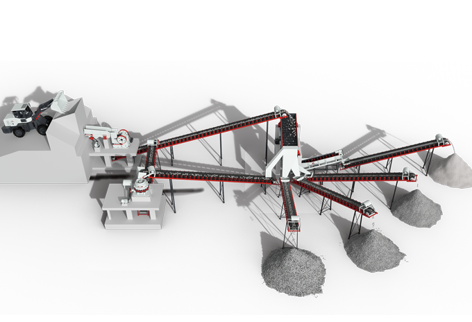 Steel slag recycling plant for crushing, grinding, and separating metallic and non-metallic materials