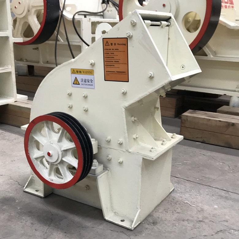 Hammer crusher used for crushing medium to hard materials like limestone, coal, and shale, providing high-efficiency performance in mining and construction