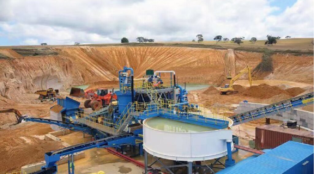 Sand washing plant