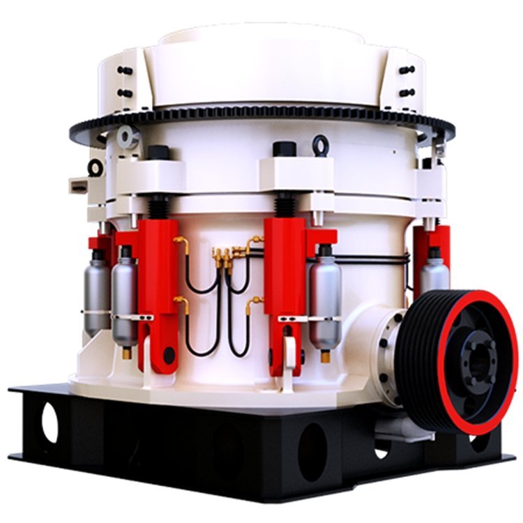 Multiple cylinder hydraulic cone crusher designed for high-capacity, high-efficiency crushing of hard materials in mining and aggregate industries