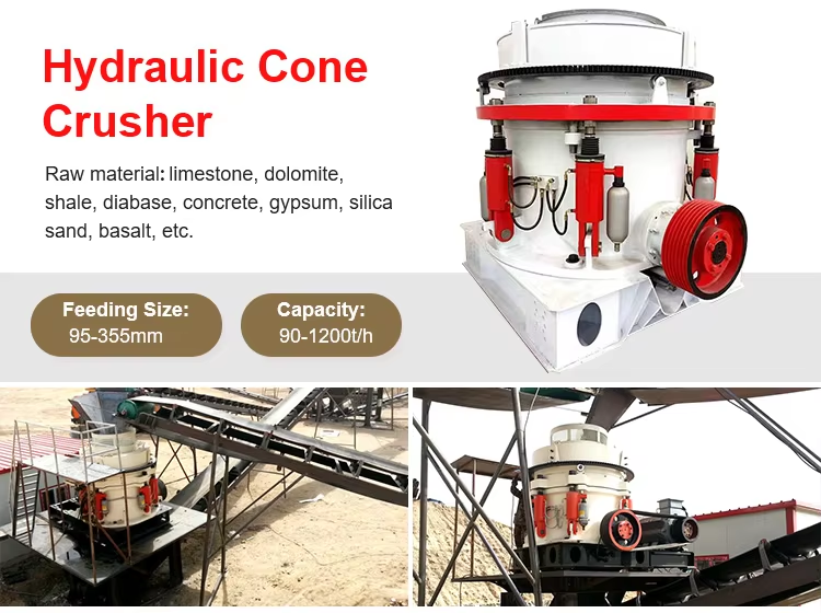 Hydraulic Cone Crusher for efficient secondary and tertiary crushing in mining and aggregates