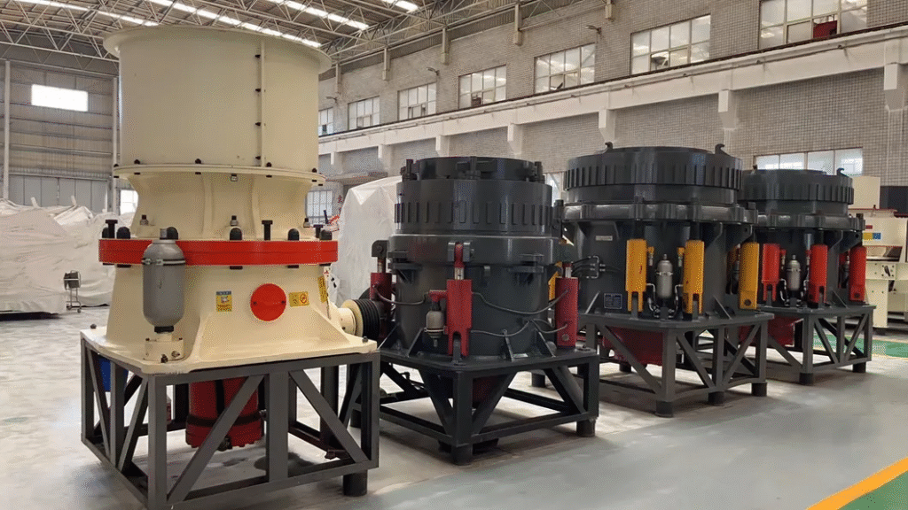 Symons cone crusher for efficient secondary and fine crushing of hard rock and ore