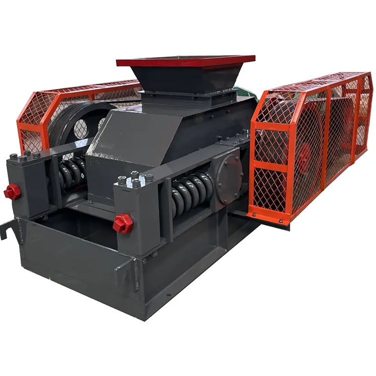 Industrial double roller crusher for fine crushing applications