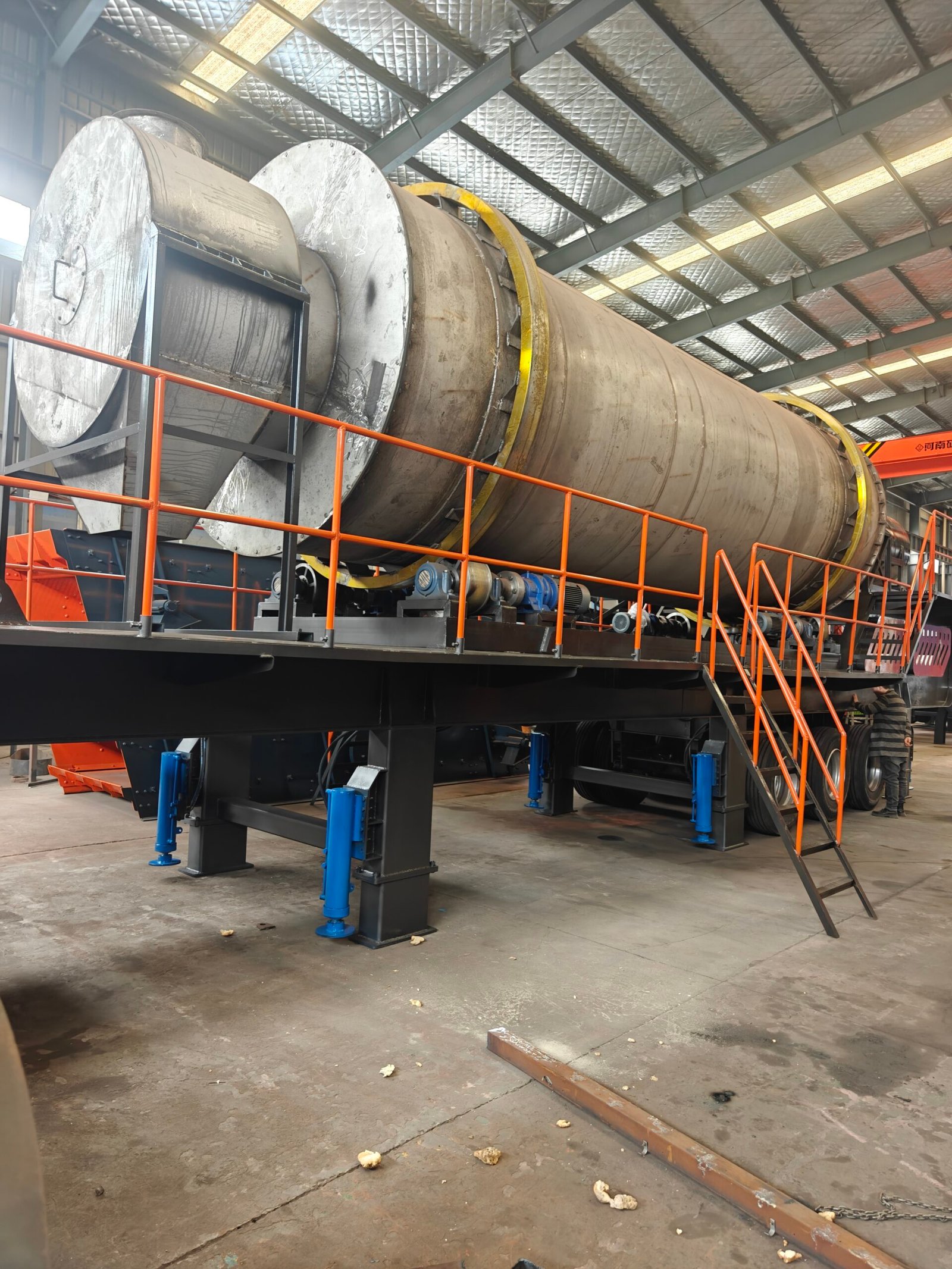 Stainless steel rotary dryer