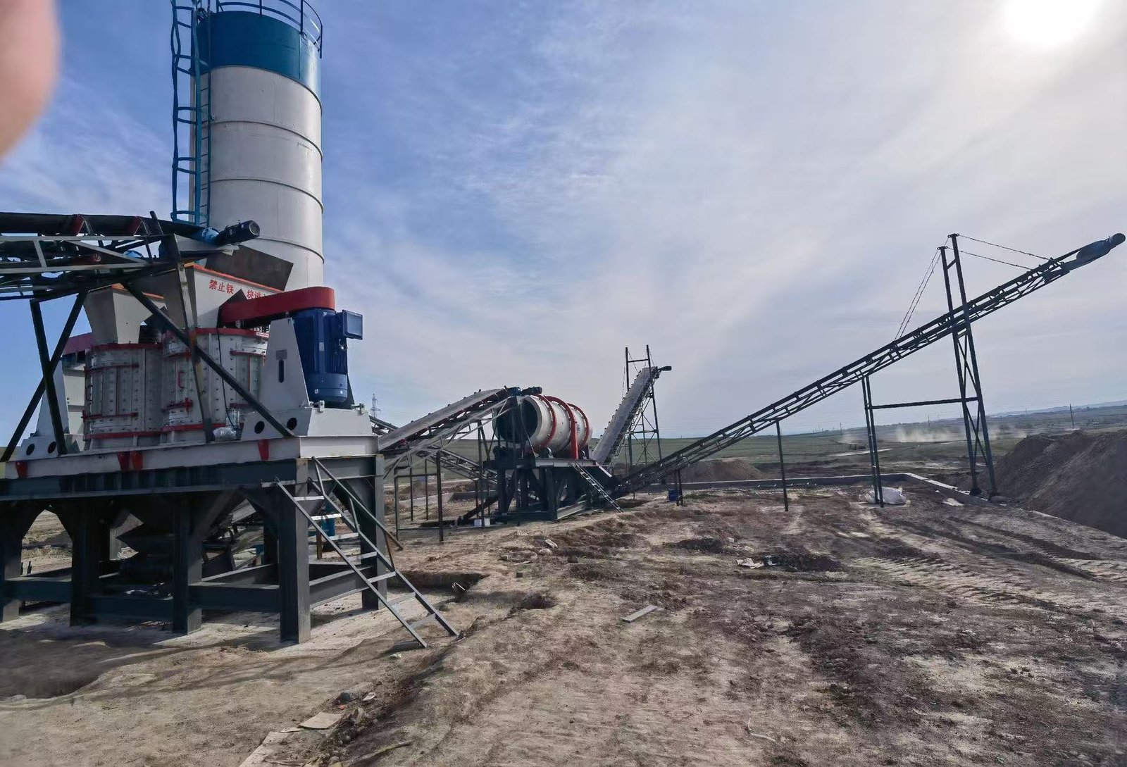 Sand making production line layout - Mingyuan Machinery