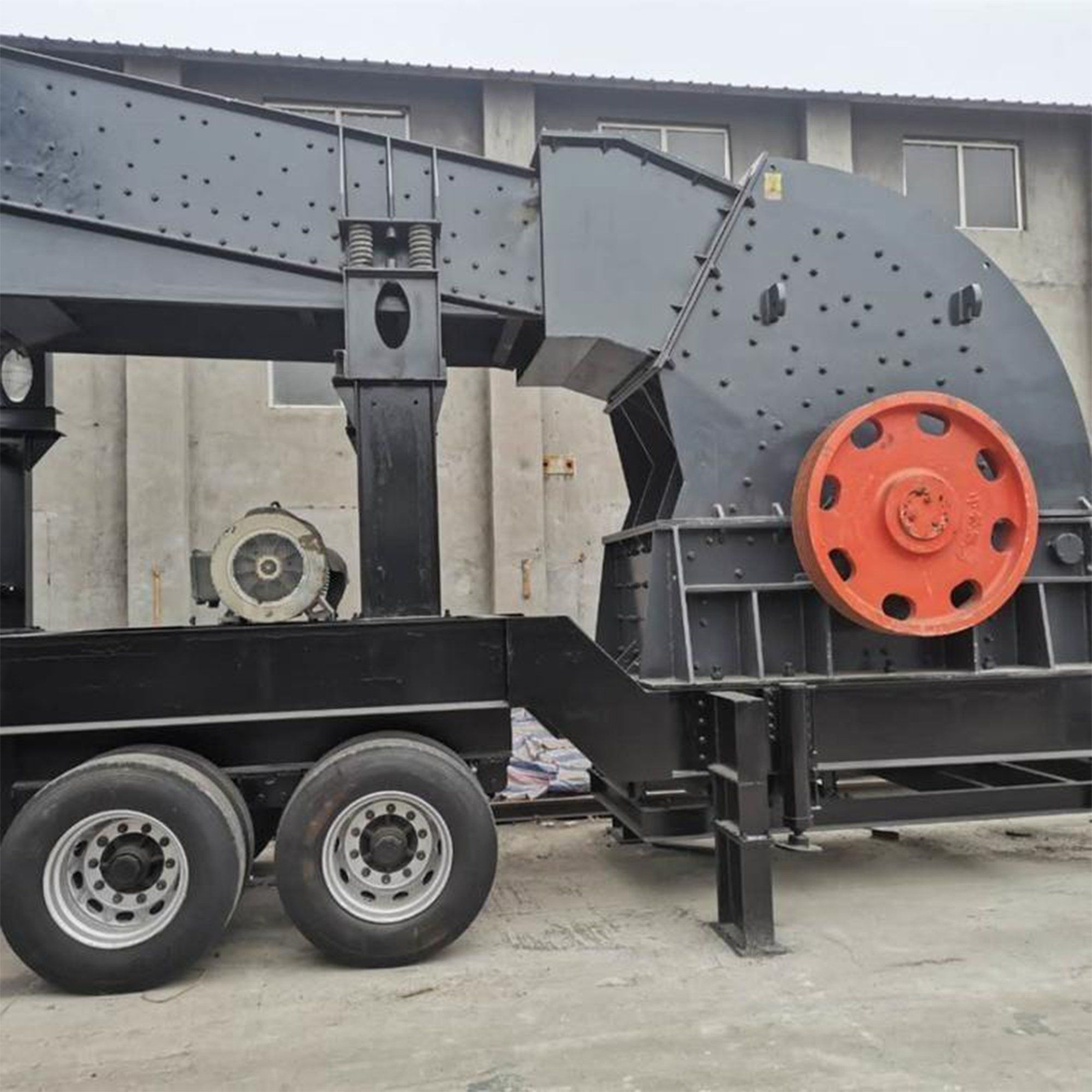 Heavy Hammer Crusher working principle diagram