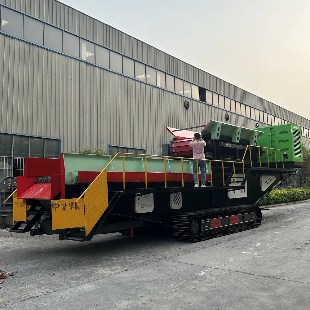 Crawler mobile roller screener working principle diagram