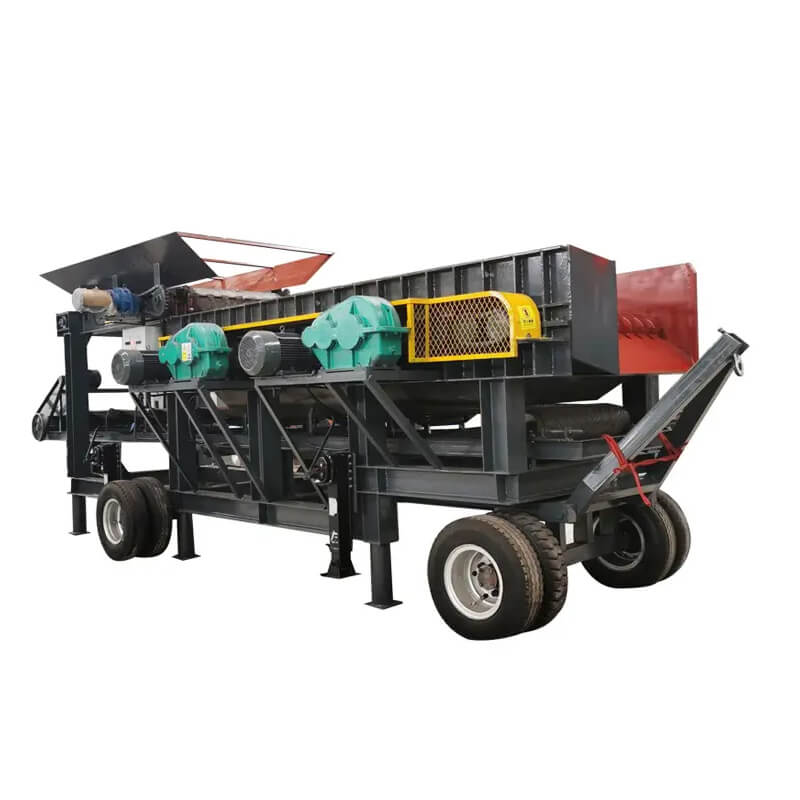 Wheeled Mobile Soil Stone Separator - Mingyuan Machinery