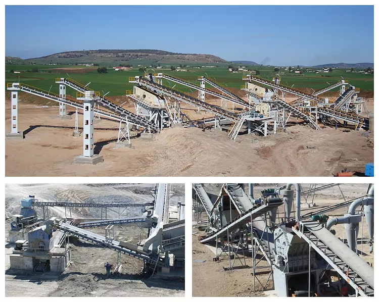 Stone crushing plant equipment lineup manufactured by Mingyuan Machinery