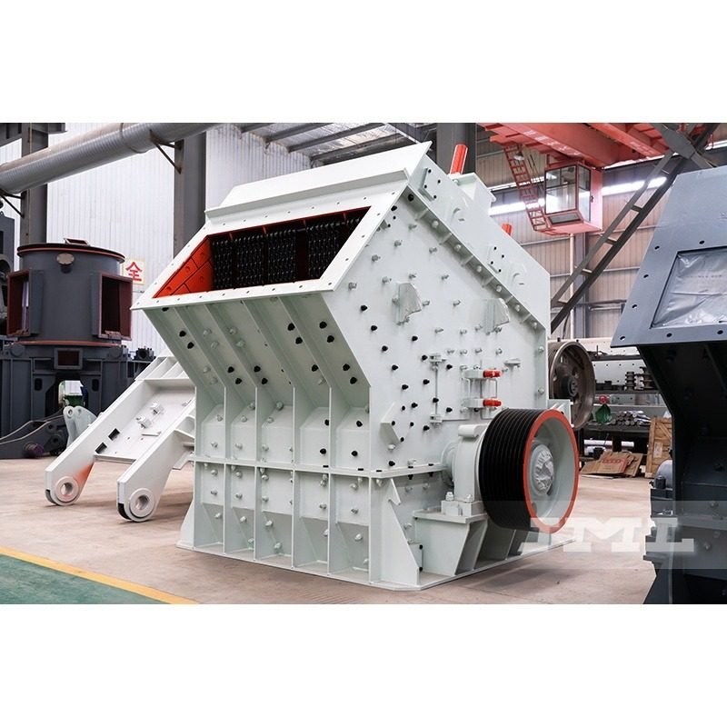 Mingyuan impact crusher and limestone crushing plant, integrated into a sand gravel production line including a ballast crushing plant, calcite crushing plant, and barite crushing plant for high-yield sand production.