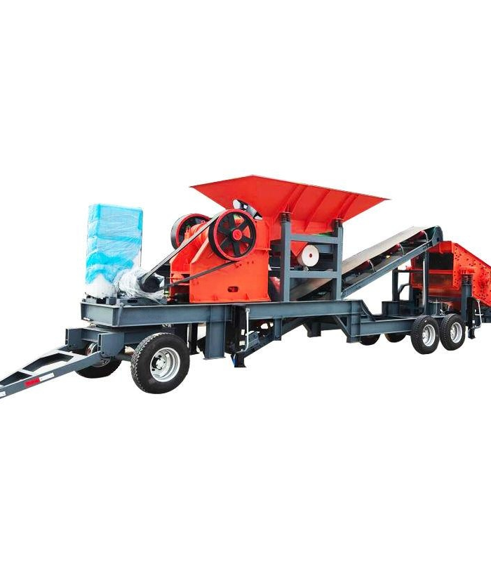 The mobile jaw crusher with integrated vibrating screen delivers powerful crushing and precise material separation in one compact unit. Designed for mobility and efficiency, it’s ideal for quarrying, mining, and construction applications.