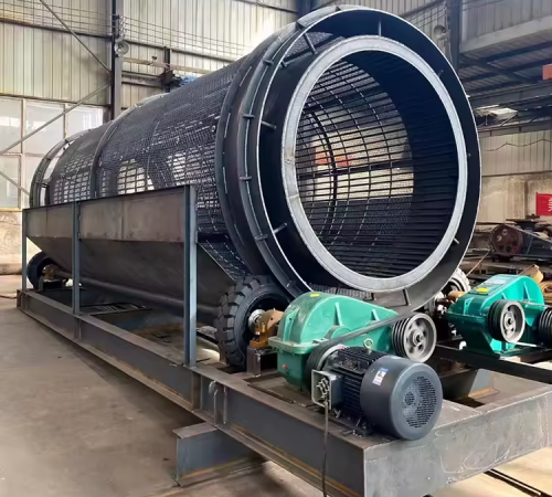 Mud stone separator for soil and stone separation