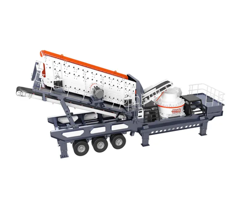 Wheel tire mobile sand making machine for efficient production of high-quality sand and aggregates in construction, mining, and material processing industries
